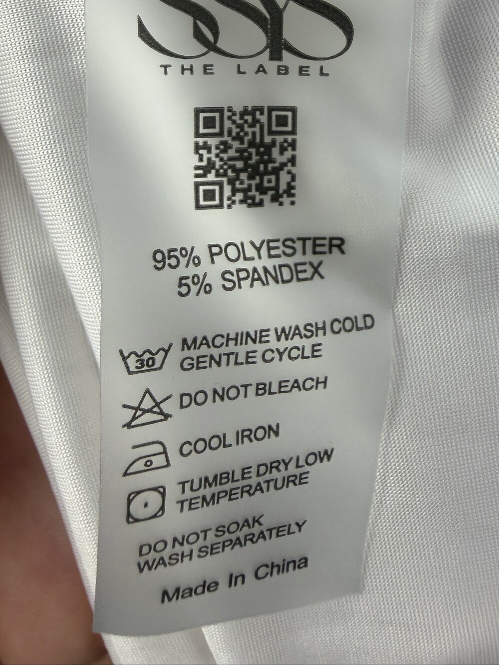 SSYS The Label Heidi white quilted sleeveless Ruffle Trim dress Large - Picture 14 of 14